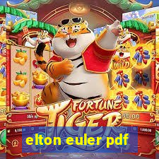 elton euler pdf